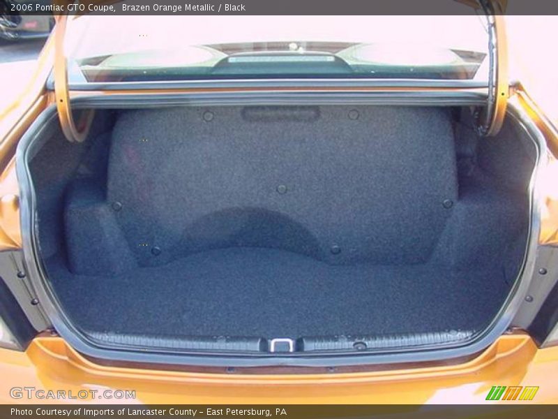 Brazen Orange Metallic / Black 2006 Pontiac GTO Coupe
