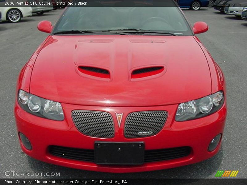 Torrid Red / Black 2006 Pontiac GTO Coupe