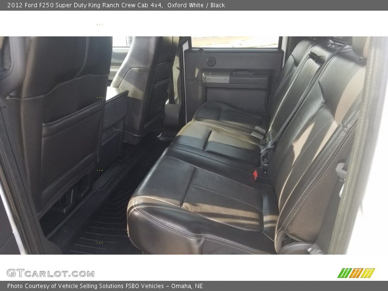 Oxford White / Black 2012 Ford F250 Super Duty King Ranch Crew Cab 4x4
