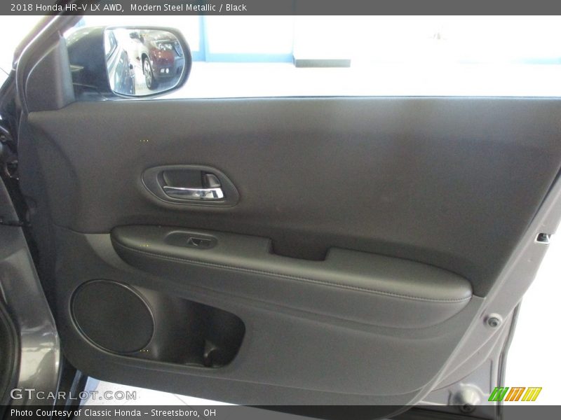 Modern Steel Metallic / Black 2018 Honda HR-V LX AWD