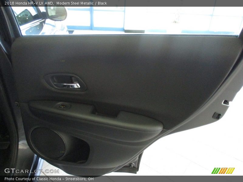 Modern Steel Metallic / Black 2018 Honda HR-V LX AWD