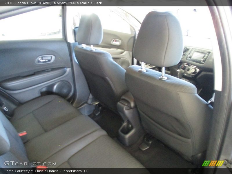 Modern Steel Metallic / Black 2018 Honda HR-V LX AWD