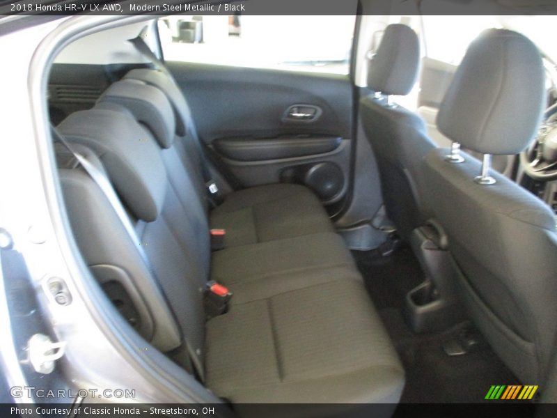 Modern Steel Metallic / Black 2018 Honda HR-V LX AWD