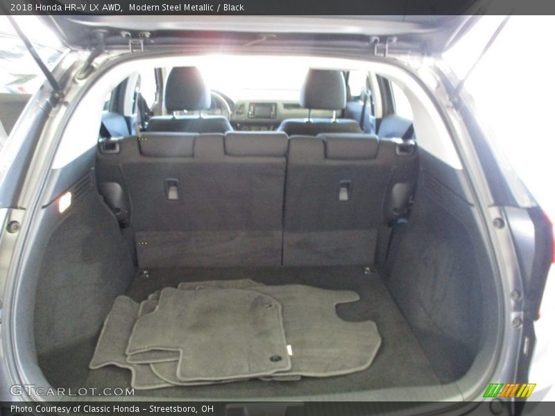 Modern Steel Metallic / Black 2018 Honda HR-V LX AWD