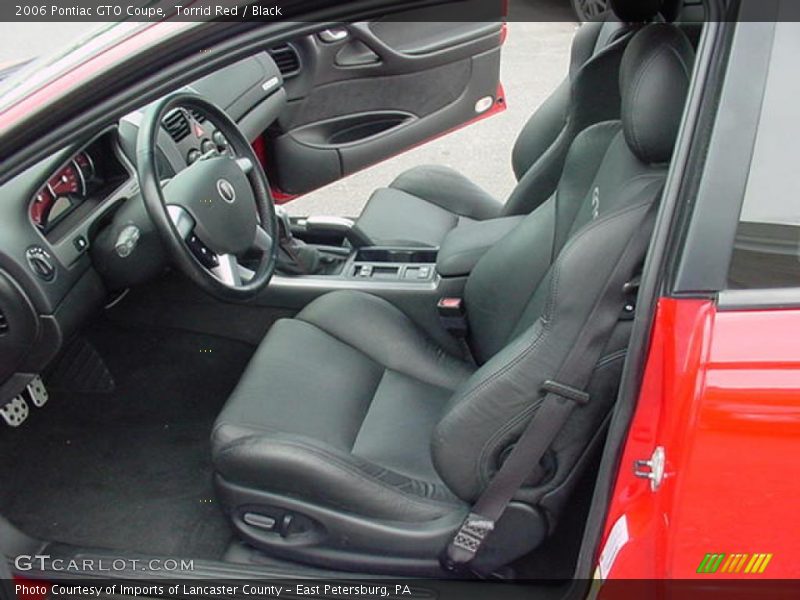 Torrid Red / Black 2006 Pontiac GTO Coupe