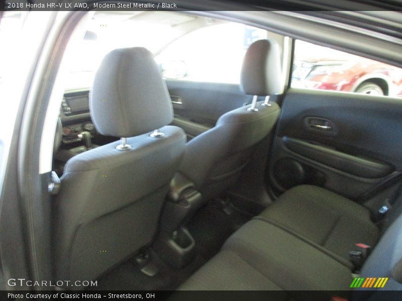 Modern Steel Metallic / Black 2018 Honda HR-V LX AWD