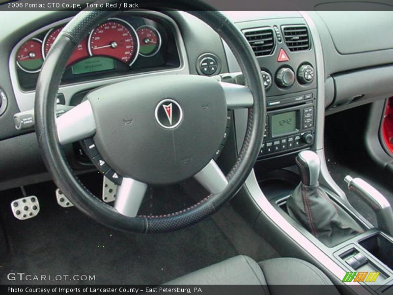 Torrid Red / Black 2006 Pontiac GTO Coupe