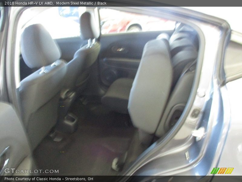 Modern Steel Metallic / Black 2018 Honda HR-V LX AWD
