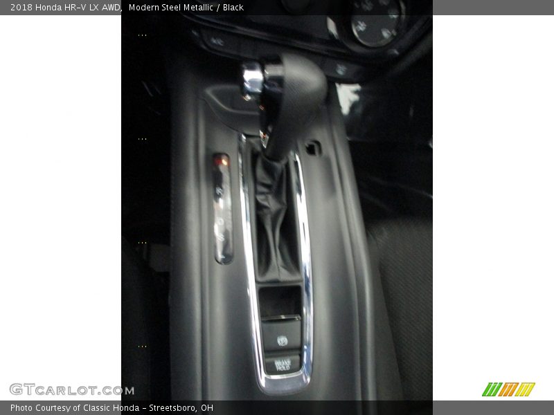 Modern Steel Metallic / Black 2018 Honda HR-V LX AWD