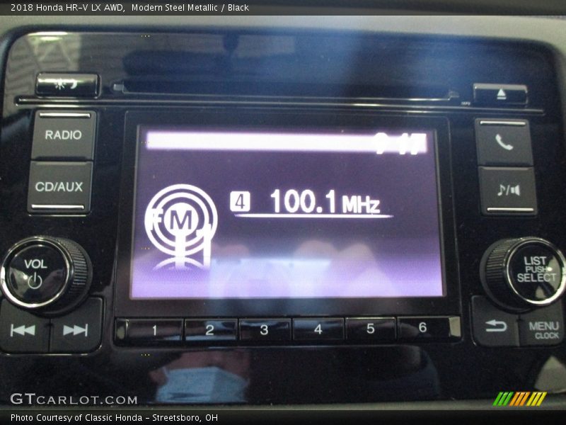 Modern Steel Metallic / Black 2018 Honda HR-V LX AWD