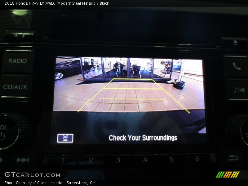 Modern Steel Metallic / Black 2018 Honda HR-V LX AWD