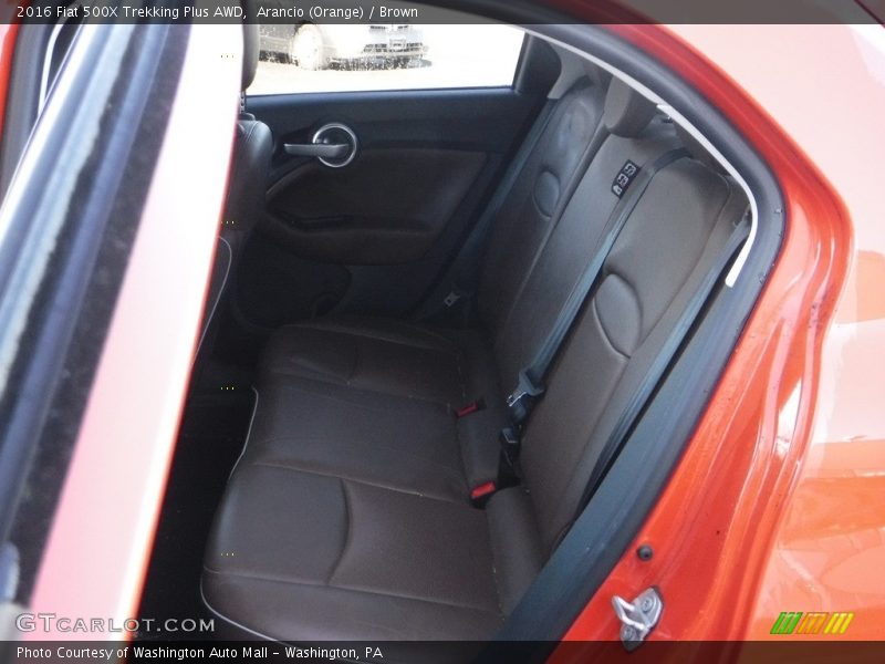 Rear Seat of 2016 500X Trekking Plus AWD