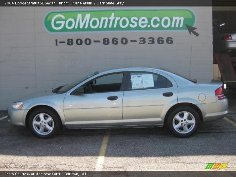 Bright Silver Metallic / Dark Slate Gray 2004 Dodge Stratus SE Sedan