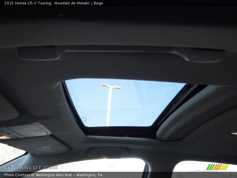 Mountain Air Metallic / Beige 2015 Honda CR-V Touring