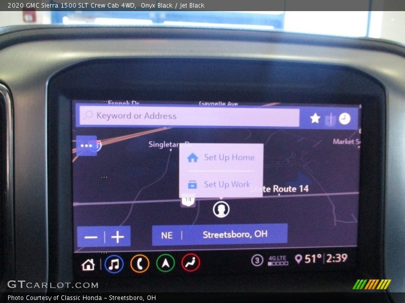 Onyx Black / Jet Black 2020 GMC Sierra 1500 SLT Crew Cab 4WD
