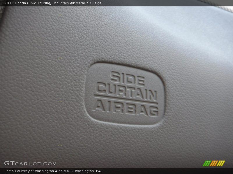 Mountain Air Metallic / Beige 2015 Honda CR-V Touring