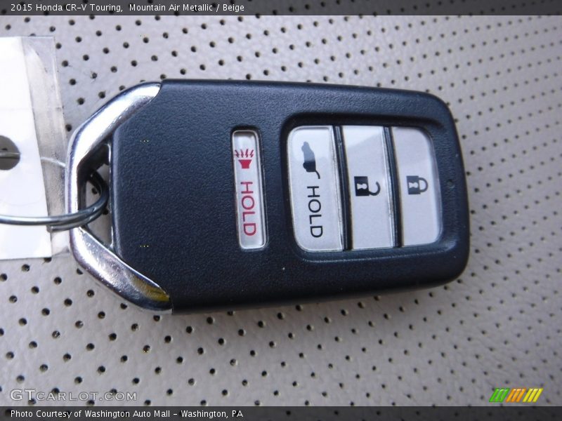 Mountain Air Metallic / Beige 2015 Honda CR-V Touring
