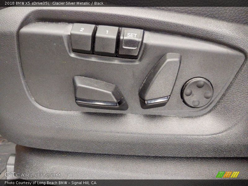 Glacier Silver Metallic / Black 2018 BMW X5 sDrive35i