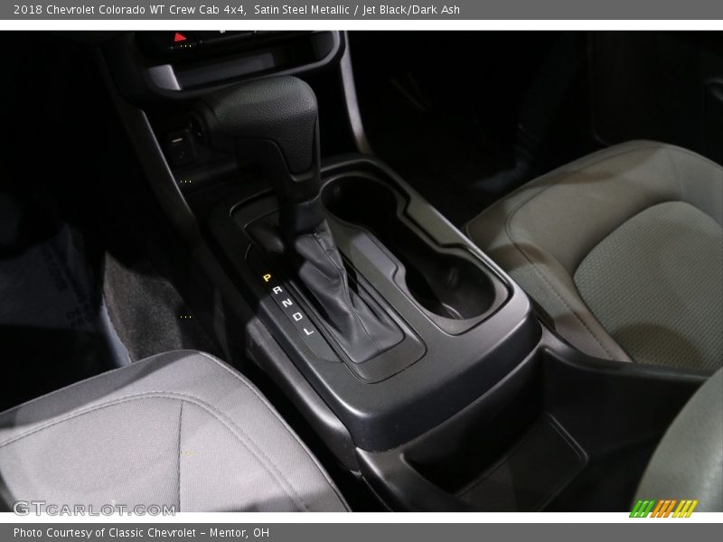 Satin Steel Metallic / Jet Black/Dark Ash 2018 Chevrolet Colorado WT Crew Cab 4x4