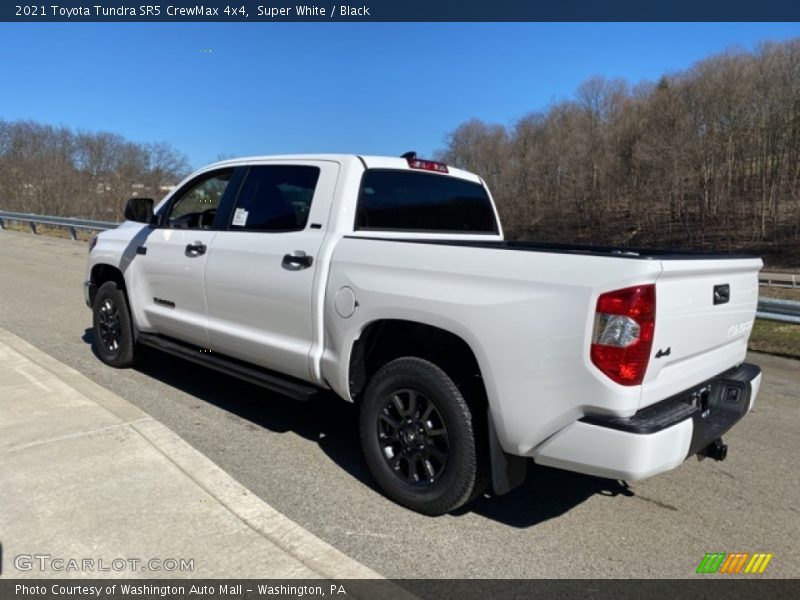 Super White / Black 2021 Toyota Tundra SR5 CrewMax 4x4