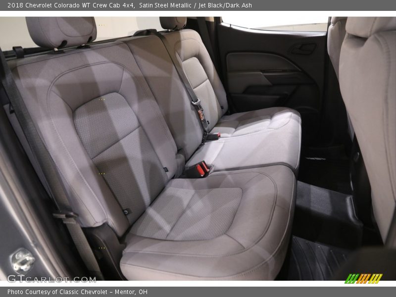 Satin Steel Metallic / Jet Black/Dark Ash 2018 Chevrolet Colorado WT Crew Cab 4x4