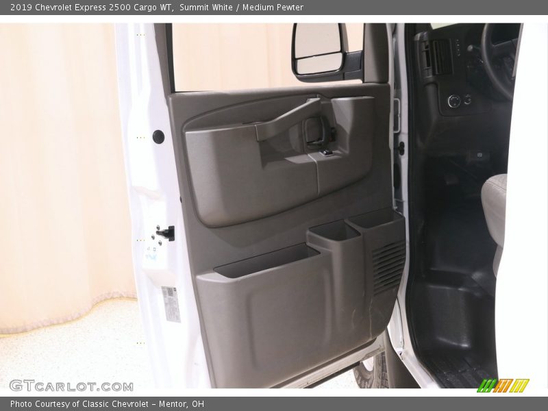 Summit White / Medium Pewter 2019 Chevrolet Express 2500 Cargo WT