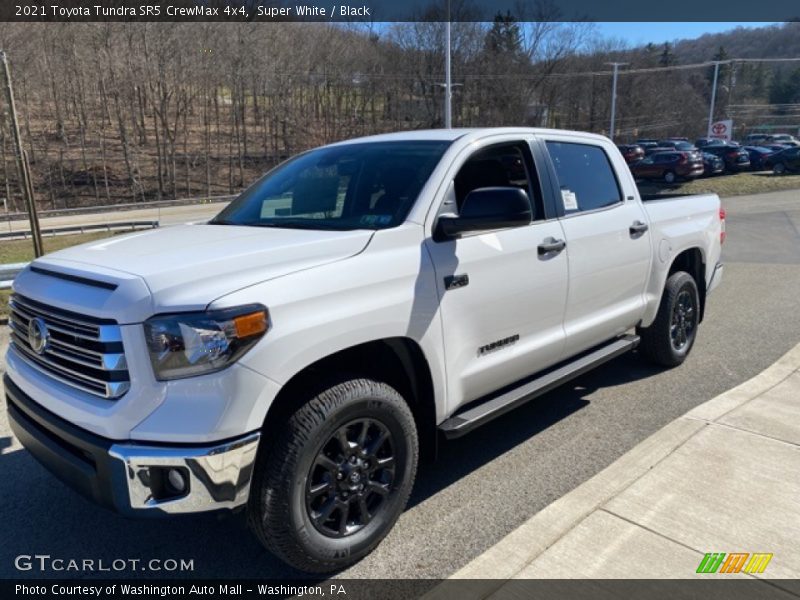 Super White / Black 2021 Toyota Tundra SR5 CrewMax 4x4