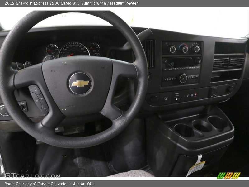 Summit White / Medium Pewter 2019 Chevrolet Express 2500 Cargo WT