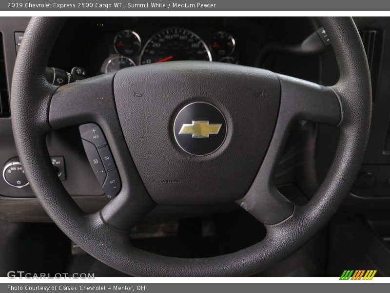 Summit White / Medium Pewter 2019 Chevrolet Express 2500 Cargo WT