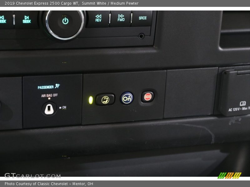 Summit White / Medium Pewter 2019 Chevrolet Express 2500 Cargo WT