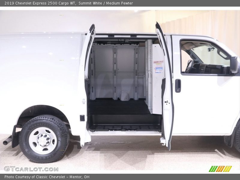 Summit White / Medium Pewter 2019 Chevrolet Express 2500 Cargo WT