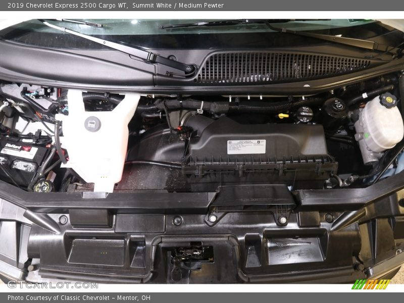 Summit White / Medium Pewter 2019 Chevrolet Express 2500 Cargo WT