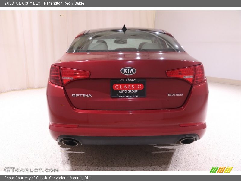 Remington Red / Beige 2013 Kia Optima EX