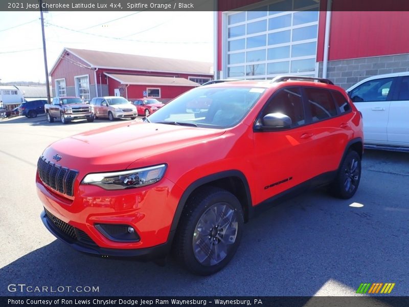 Spitfire Orange / Black 2021 Jeep Cherokee Latitude Lux 4x4