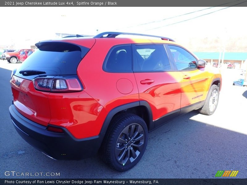 Spitfire Orange / Black 2021 Jeep Cherokee Latitude Lux 4x4