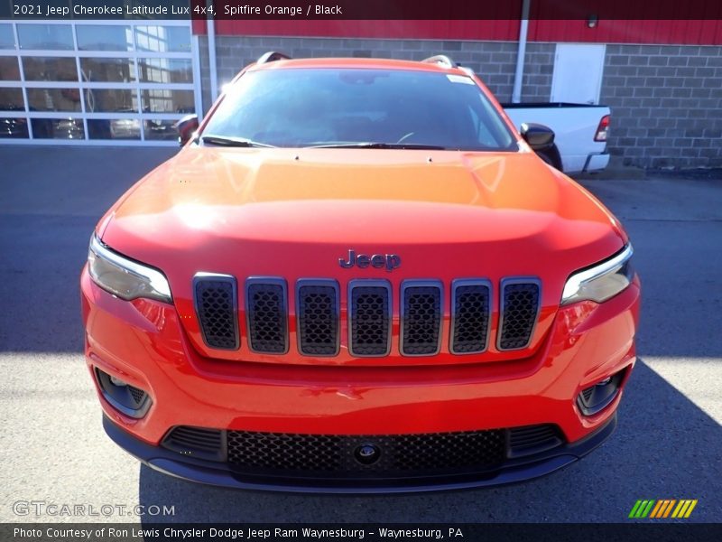 Spitfire Orange / Black 2021 Jeep Cherokee Latitude Lux 4x4