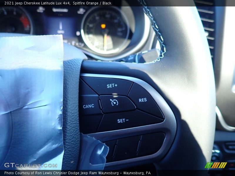 Spitfire Orange / Black 2021 Jeep Cherokee Latitude Lux 4x4