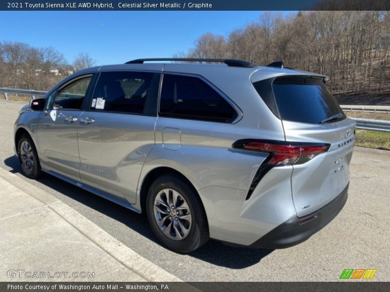 Celestial Silver Metallic / Graphite 2021 Toyota Sienna XLE AWD Hybrid