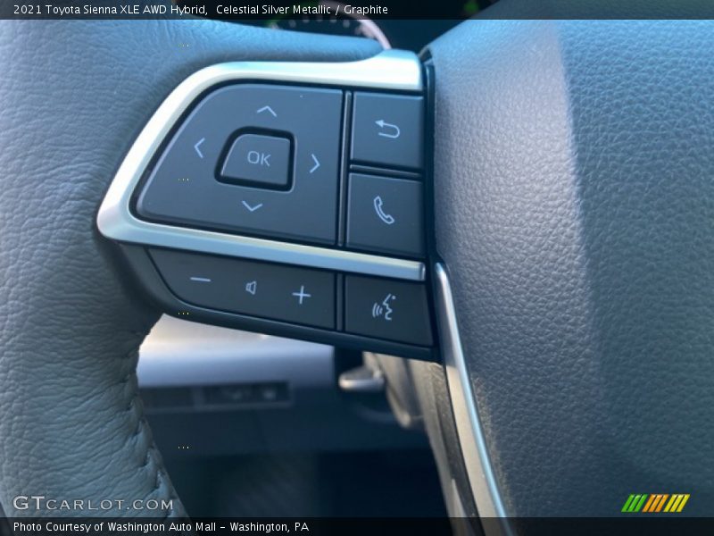 Celestial Silver Metallic / Graphite 2021 Toyota Sienna XLE AWD Hybrid