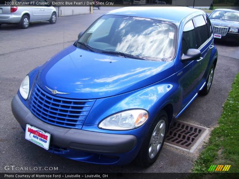 Electric Blue Pearl / Dark Slate Gray 2003 Chrysler PT Cruiser