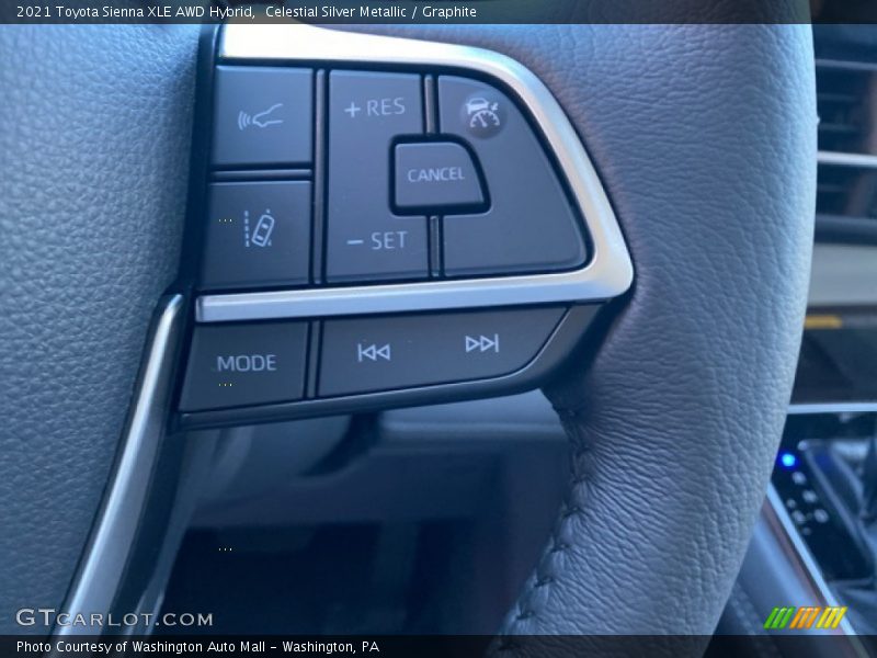 Celestial Silver Metallic / Graphite 2021 Toyota Sienna XLE AWD Hybrid