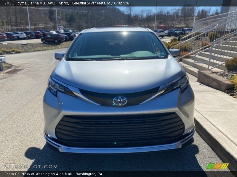 Celestial Silver Metallic / Graphite 2021 Toyota Sienna XLE AWD Hybrid