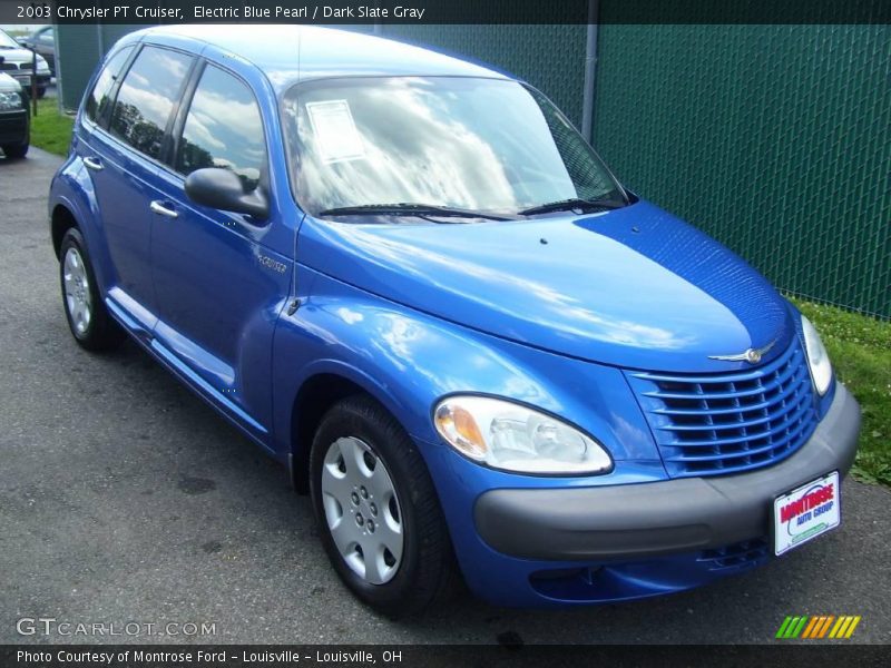 Electric Blue Pearl / Dark Slate Gray 2003 Chrysler PT Cruiser