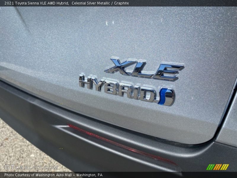 Celestial Silver Metallic / Graphite 2021 Toyota Sienna XLE AWD Hybrid
