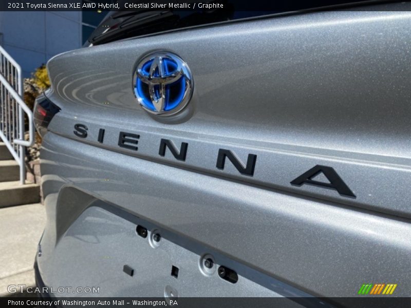 Celestial Silver Metallic / Graphite 2021 Toyota Sienna XLE AWD Hybrid