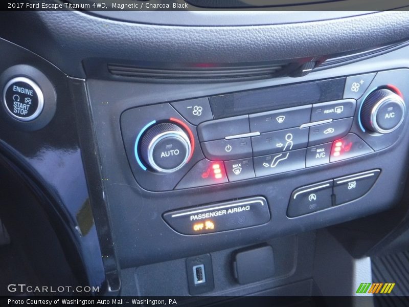 Magnetic / Charcoal Black 2017 Ford Escape Titanium 4WD