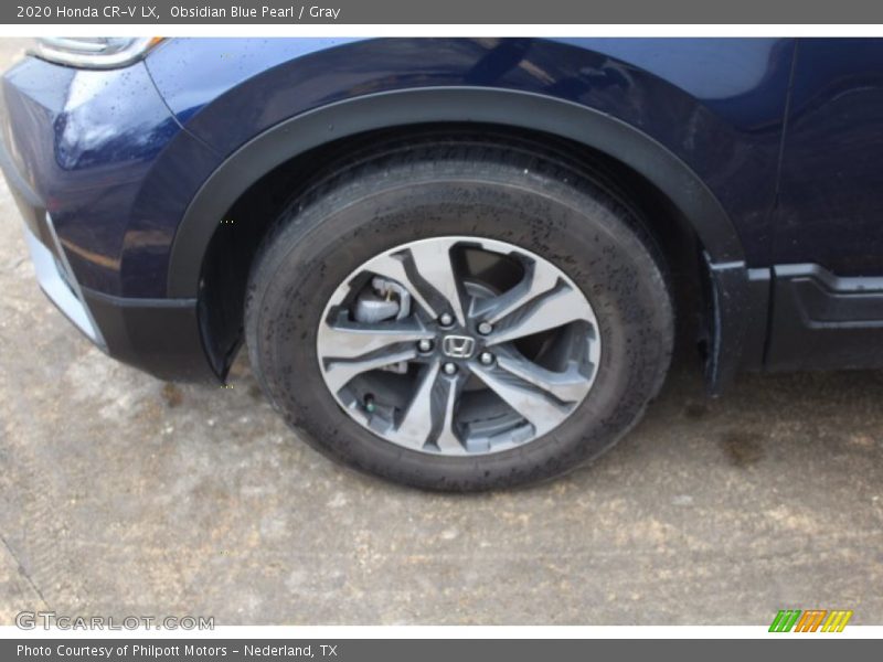 Obsidian Blue Pearl / Gray 2020 Honda CR-V LX