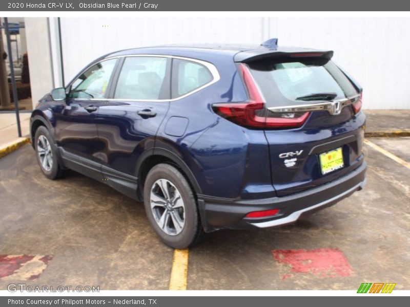 Obsidian Blue Pearl / Gray 2020 Honda CR-V LX