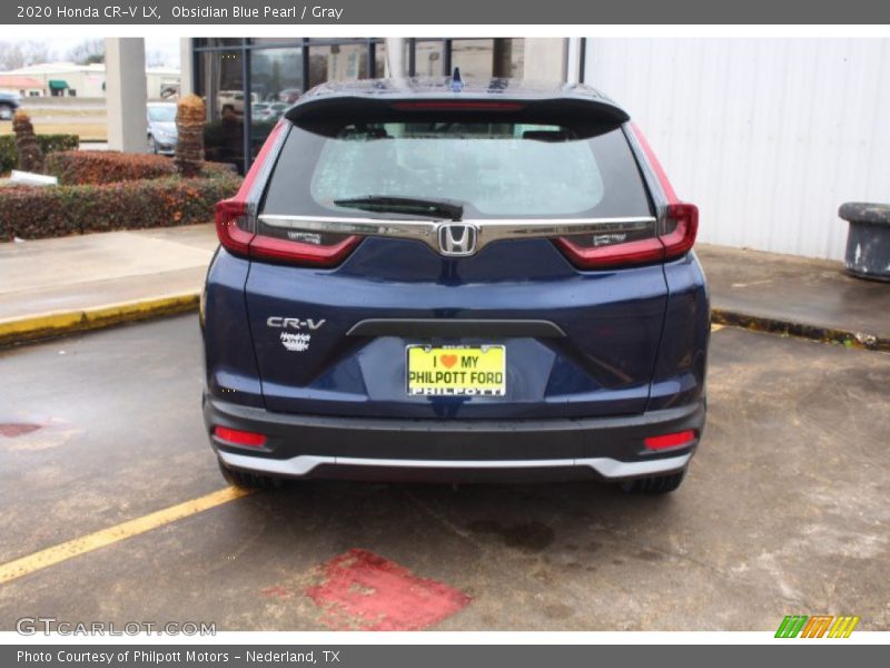 Obsidian Blue Pearl / Gray 2020 Honda CR-V LX