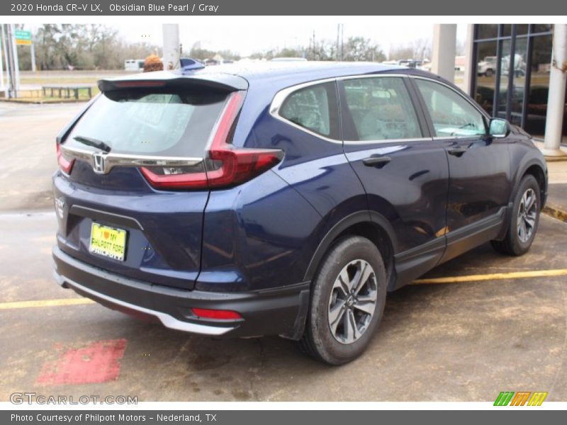 Obsidian Blue Pearl / Gray 2020 Honda CR-V LX